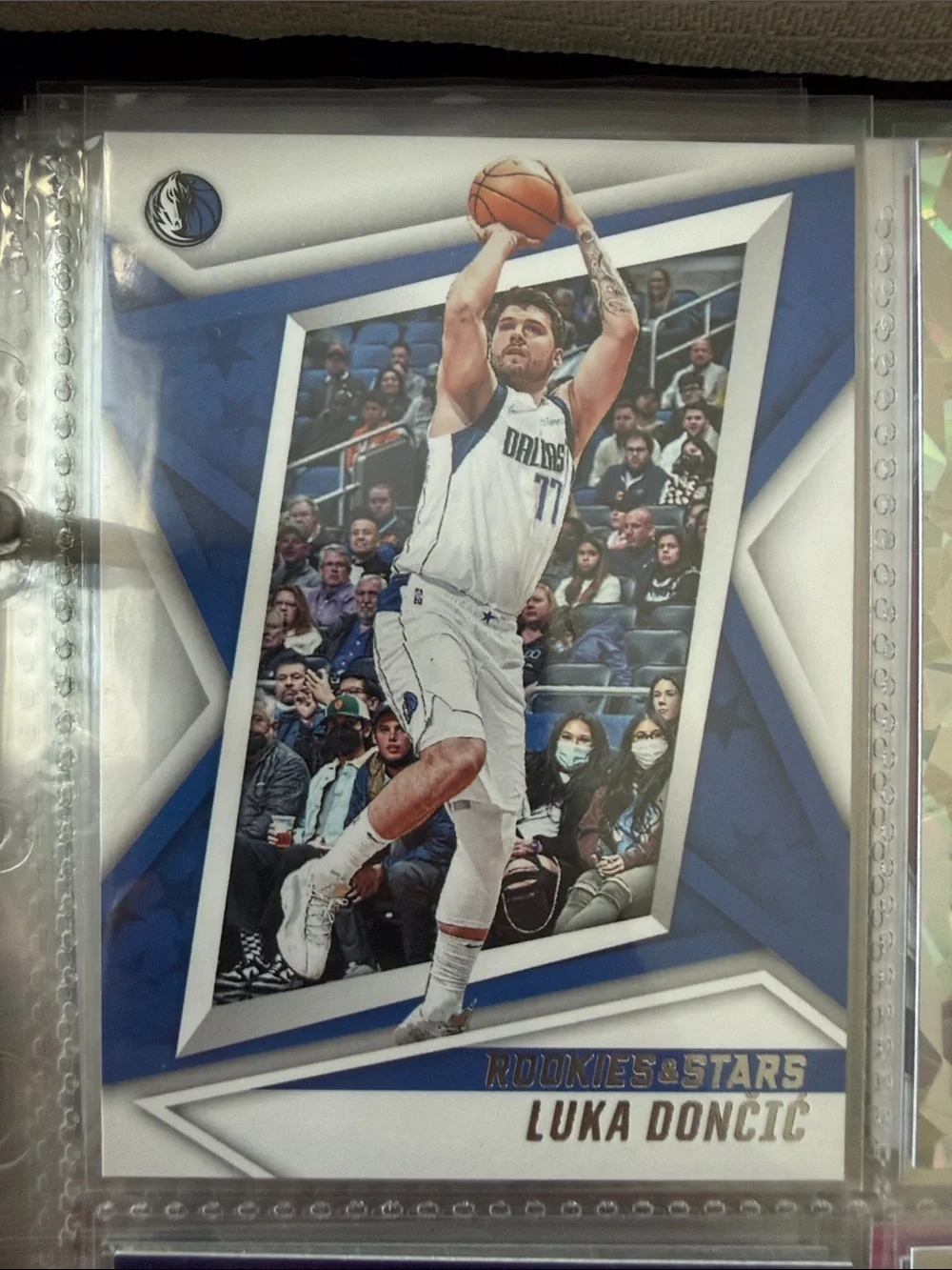 Luka Dončić Dallas Mavericks Blue Basketball Trading Card